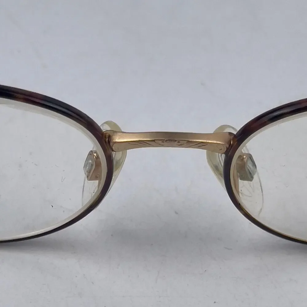 Tura MOD.769 TOR Women Eyeglasses Frame Matte Gold Metal Oval Shape 50-18-140 mm
